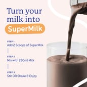 5 - Supermilk Gritzo 13+ yrs Girl Weight+,  400 g  Double Chocolate