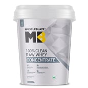 2 - MuscleBlaze Raw Whey Protein 80% Powder (Old MRP), 8.8 lb Unflavoured