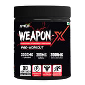 1 - NutriJa Weapon-X Pre-Workout, 0.43 lb Lychee