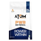 1 - AS-IT-IS Nutrition ATOM PWR Whey Protein XL, 2.2 lb Kesar Kulfi