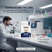11 - AS-IT-IS Nutrition ATOM PWR Whey Protein XL, 2.2 lb Kesar Kulfi