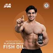3 - MuscleTech Platinum Fish Oil, 100 softgels
