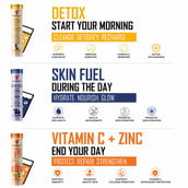 4 - Potencia Skin Wellness Kit, 3 Piece(s)/Pack Detox Liver & Lungs(Pina Colada)+Skin Fuel(Mint Blueberry)+Vitamin C(Orange)