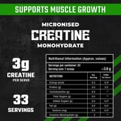 3 - Foodstrong Micronised Creatine Monohydrate, Raw Mango Zing 0.27 lb