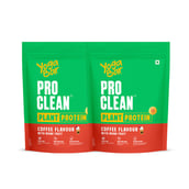 1 - Yogabar Pro Clean Plant Protein, 1.1 lb Coffee with Monk Fruit (Pack of 2)