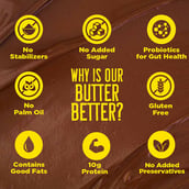 4 - Yogabar Dark Chocolate Peanut Butter,  400 g  Creamy 