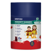 2 - Gritzo Immunity Gummies 7+ Years,  30 gummies  Strawberry 