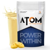 1 - AS-IT-IS Nutrition ATOM PWR Mass Gainer, 2.2 lb Rabri Rasmalai