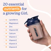 6 - Supermilk Gritzo Growth+ for Girl 7 to 9 years, 800 g Double Chocolate