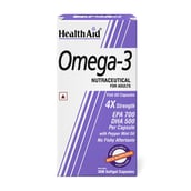 2 - HealthAid 4X Strength Omega-3 Fish Oil,  30 softgels 