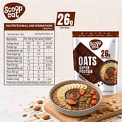 4 - Scoopeat 26g Super Protein Oats, 400 g Chocolate (Pack of 2)