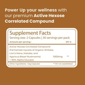 7 - Rooted Active Naturals Hexose Correlated Compound (AHCC) Mushroom Extract, 60 veggie capsule(s)
