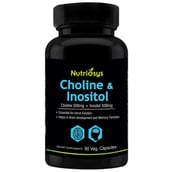 Nutriosys Choline and Inositol 500 mg,  90 capsules 