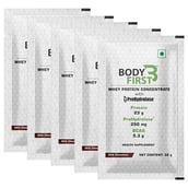 BodyFirst Whey Protein Concentrate with ProHydrolase,  5 sachets/pack  Milk Chocolate 