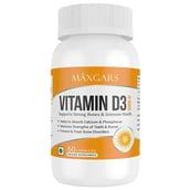Maxgars Vitamin D3, 60 capsules