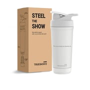 TrueBasics Steel Pro Shaker,  True White  700 ml 