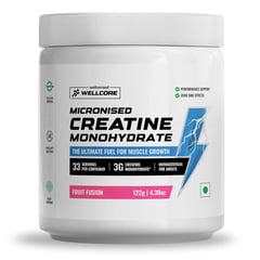1 - Wellcore Micronised Creatine Monohydrate, Fruit Fusion 0.269 lb