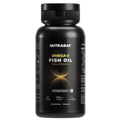 1 - Nutrabay Pro Omega 3 Fish Oil (Triple Strength), 60 capsules