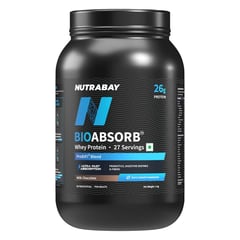 1 - Nutrabay BioAbsorb Whey Protein, 2.2 lb Milk Chocolate