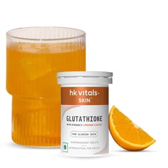 60 - HealthKart HK Vitals Glutathione Effervescent, Orange (Pack of 5) 5 tablet(s)