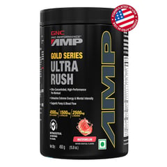 GNC AMP Gold Series Ultra Rush Powder,  0.99 lb  Watermelon 