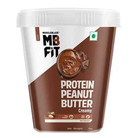 MuscleBlaze High Protein Peanut Butter,  1 kg  Dark Chocolate Creamy 