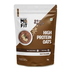 MuscleBlaze High Protein Oats,  1 kg  Dark Chocolate 