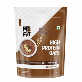 MuscleBlaze High Protein Oats,  2 kg  Dark Chocolate 