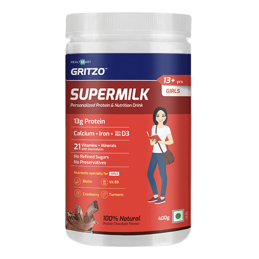 Gritzo SuperMilk Personalized 13+ Girl
