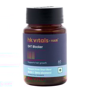 2 - HK Vitals DHT Blocker with Biotin by HealthKart,  60 tablet(s)  Unflavoured