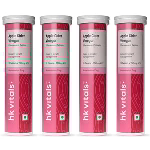 10 - HK Vitals ACV Effervescent 750 mg,  60 tablet(s)  Watermelon 
