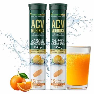 Vitaminnica ACV Moringa- 15 tablet(s) Orange (Pack of 2)