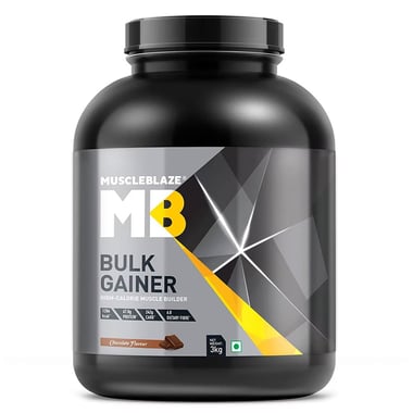 MuscleBlaze Bulk Gainer with Creatine OP, 6.6 lb Chocolate