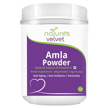 Natures Velvet Amla Powder Natural Source of Vitamin C, 0.250 kg
