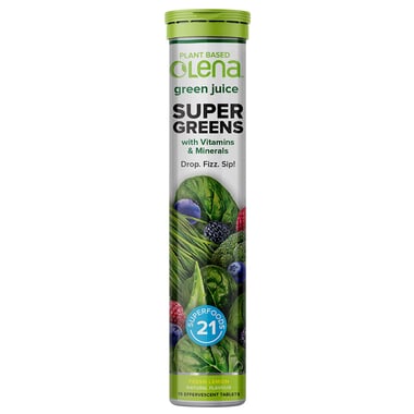 Olena Super Greens with Vitamins & Minerals,  15 tablet(s)  Fresh Lemon 