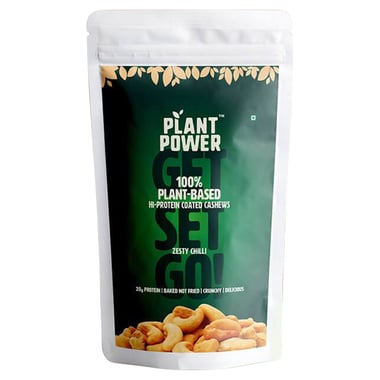 Plant Power Hi Protein Coated Cashews, Zesty Chilli 0.5 kg