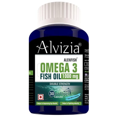 Alvizia Omega 3 Fish Oil 1000mg, 30 softgels