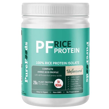PureFoods PF Rice Protein, 0.79 lb Unflavoured