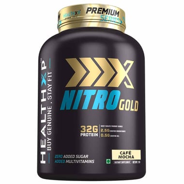 HealthXP Premium Series Nitro Gold, 4.4 lb Cafe Mocha