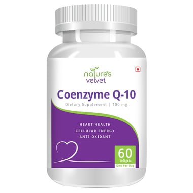 Natures Velvet Coenzyme Q-10 (100 mg),  60 softgels 