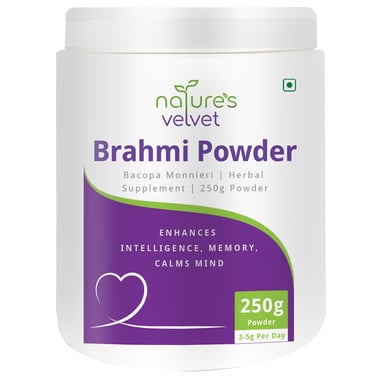 Natures Velvet Brahmi Powder Bacopa Monnieri, 0.250 kg