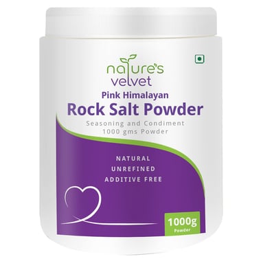 Natures Velvet Pink Himalayan Rock Salt,  1 kg 