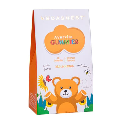 VEDASNEST Ayurvita,  30 gummies  Orange 