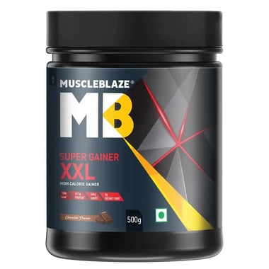 MuscleBlaze Super Gainer XXL Powder (Old MRP), 1.1 lb Chocolate