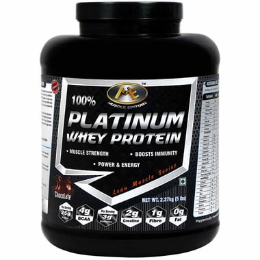Muscle Epitome 100% Platinum Whey Protein, 5 lb Deluxe Chocolate