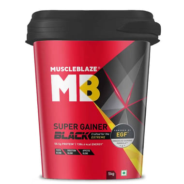 MuscleBlaze Super Gainer Black OP, 11 lb Chocolate