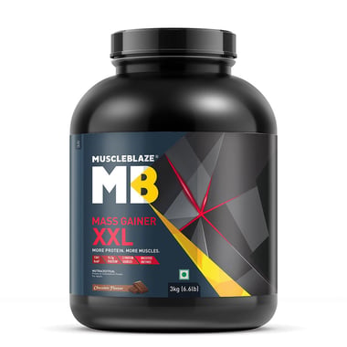 MuscleBlaze Mass Gainer XXL, 6.6 lb Chocolate