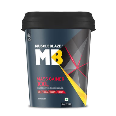 MuscleBlaze Mass Gainer XXL, 11 lb Chocolate