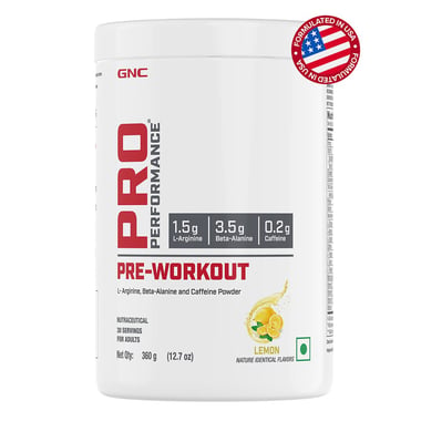 GNC Pro Performance Pre-Workout, 0.79 lb Lemon