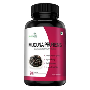 Simply Herbal Mucuna Pruriens, 90 capsules